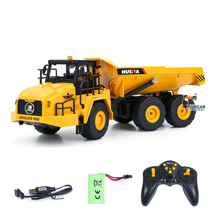 US Stock HUINA 1/16 RC Electric Dump Truck 553 - Half Metal RTR