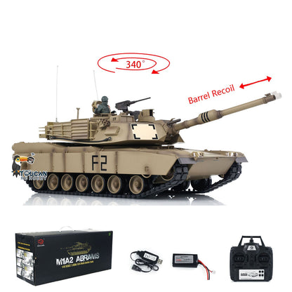 TOUCAN RC HOBBY Heng Long 1/16 TK7.0 Plastic USA M1A2 Abrams 3918 German Leopard2A6 3889 RTR RC Tank BB Infrared Combat Smoke Barrel Recoil Sound Light System