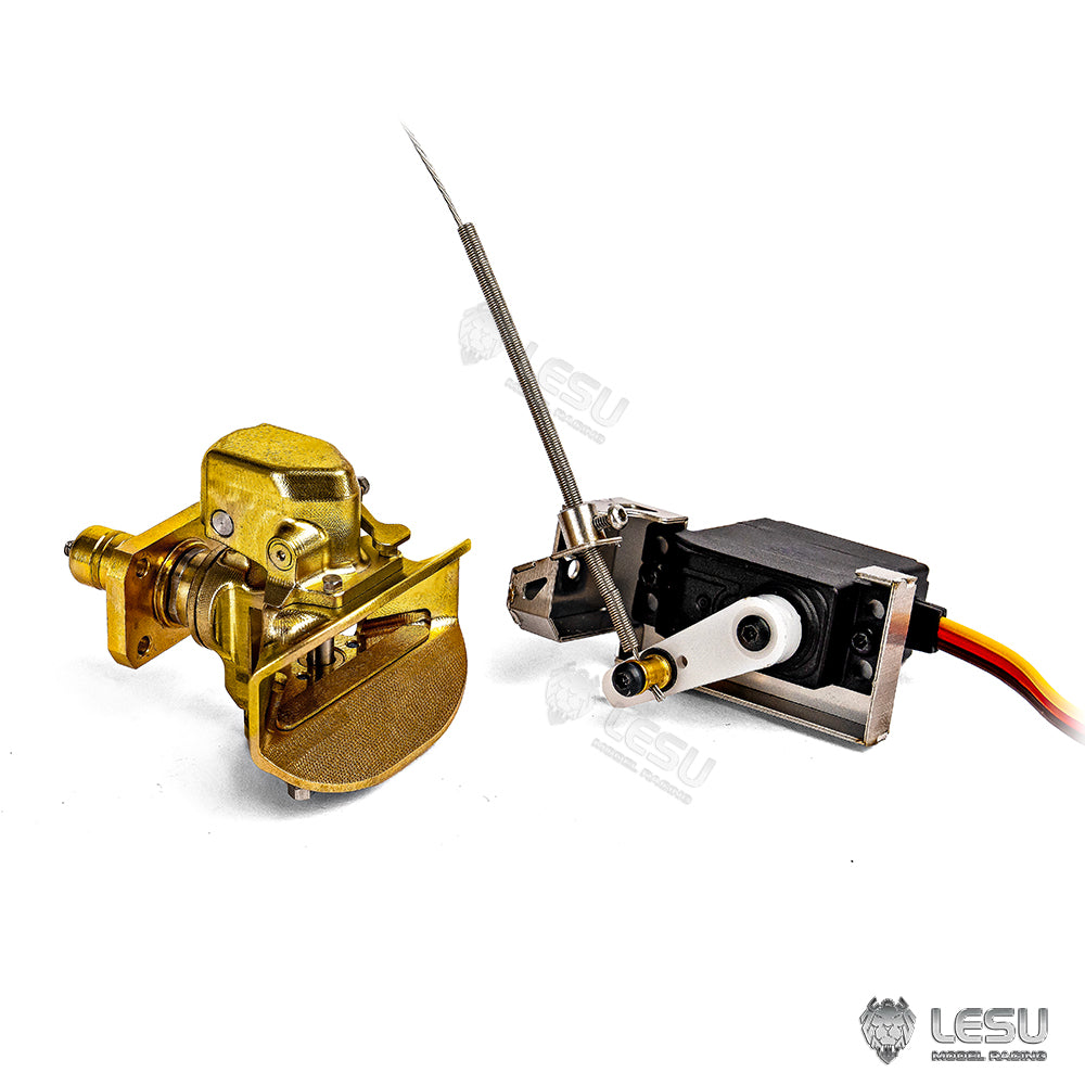 TOUCAN RC HOBBY LESU Metal Electric Rear Hook Tail Hooks Unpainted Suitable for 1/14 Scale RC Tractor Truck Dumper Cars DIY Model