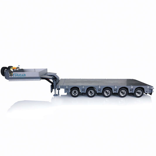 TOUCAN RC HOBBY Nooxion 1/14 Metal CNC Heavy 5Axle Steering Trailer Sticker Servo For RC Tractor Truck DIY Parts