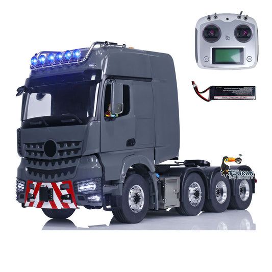 TOUCAN RC HOBBY LESU 1:14 RC Sattelzug Metallchassis ferngesteuertes Auto lackiert montiert