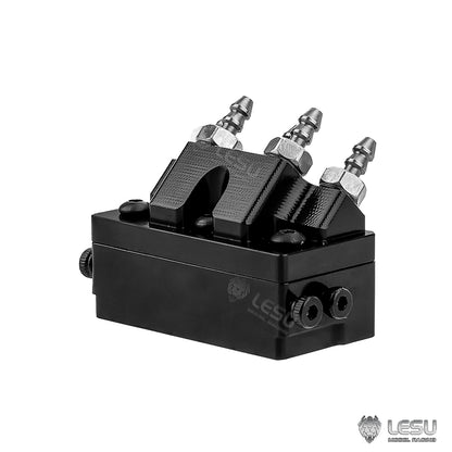 TOUCAN RC HOBBY LESU Metal Hydraulic Nozzle Unit of Quick Coupler 1/14 RC Excavator Aoue LR960 Metal Part DIY Hobby Models Accessories