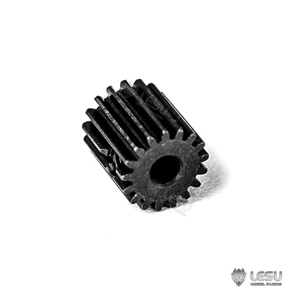 TOUCAN RC HOBBY 17T Metal Motor Gear for 1/14 DIY RC Tractor Truck Dump LESU F-5016-A F-5016-B F-5011 F-5017 F-5010 F-5023-1-14 RA-D0013 Gearbox