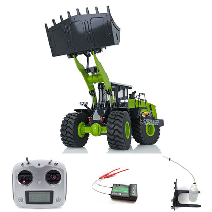 TOUCAN RC HOBBY XDRC WA470 1/14 Metal RC Hydraulic Loader PNP Quick-Change Attachment Light Sound System for Construction Truck Enthusiasts