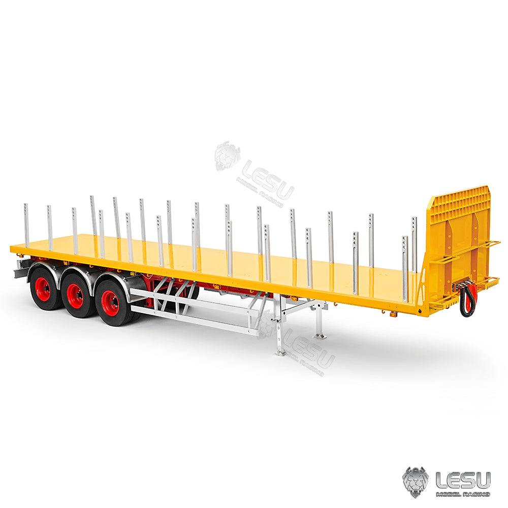 TOUCAN RC HOBBY LESU 1/14 40FT Semi Metal Trailer Assembled and Painted/Unpainted for RC Tractor Truck Electric Cars DIY Models