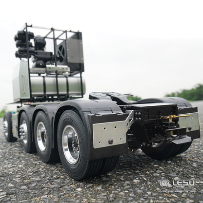 TOUCAN RC HOBBY LESU 1/14 8x8 Metal Chassis for 3363 Low Roof RC Tractor Truck 3 Speed Transmission SAVOX 1251 Steering Servo 540 Brushed Motor for RC builder