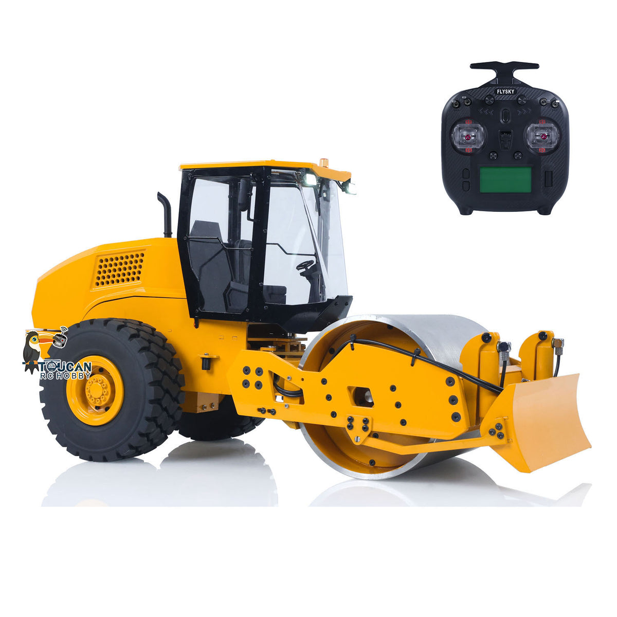 BSModel 1/12 Metal Hydraulic RC Road Roller CS11