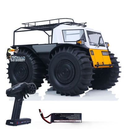 TOUCAN RC HOBBY 1/10 Scale All-terrain RC Off-road Vehicle Amphibious Climbing Car KIT/RTR D-E077 Painted Light Sound System