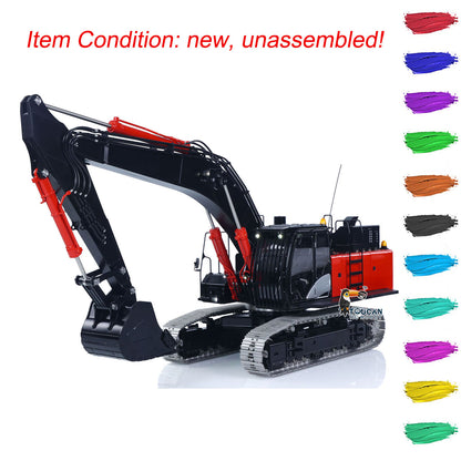 TOUCAN RC HOBBY LESU Aoue ZX490 1/14 Metal RC Hydraulic Excavator B0026 6-Channel Directional Valve 360 Degrees Continuous Rotation High-torque Drive Wheels Lighting System