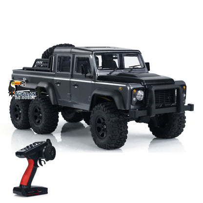 TOUCAN RC HOBBY Aoxing 1/10 Scale 6WD RC Pick-up Rock Crawler Off-Road Truck Lights Sounds 2 Speeds PNP Version Painted Assembled Hobby Model