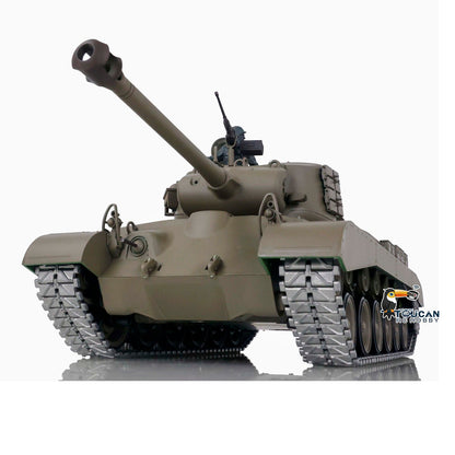 TOUCAN RC HOBBY Heng Long 1/16 TK7.0 3838 USA M26 Pershing 3839 Walker Bulldog M41A3 RTR RC Tank 360 Degrees Turret IR BB Smoke Metal Sprockets Tracks Gearbox