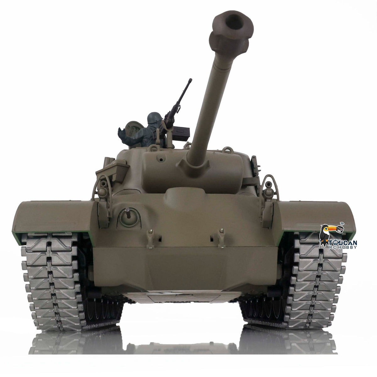 TOUCAN RC HOBBY Heng Long 1/16 TK7.0 Promotion 3838 M26 Pershing RTR RC Tank FPV BB IR 360 Degrees Turret Smoke Metal Tracks Sprockets Steel Gearbox Model