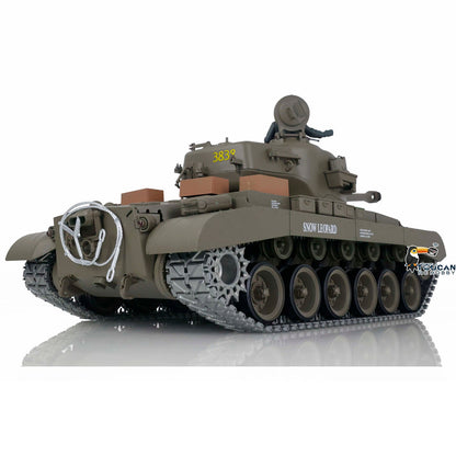 TOUCAN RC HOBBY Heng Long 1/16 TK7.0 3838 USA M26 Pershing 3839 Walker Bulldog M41A3 RTR RC Tank 360 Degrees Turret IR BB Smoke Metal Sprockets Tracks Gearbox