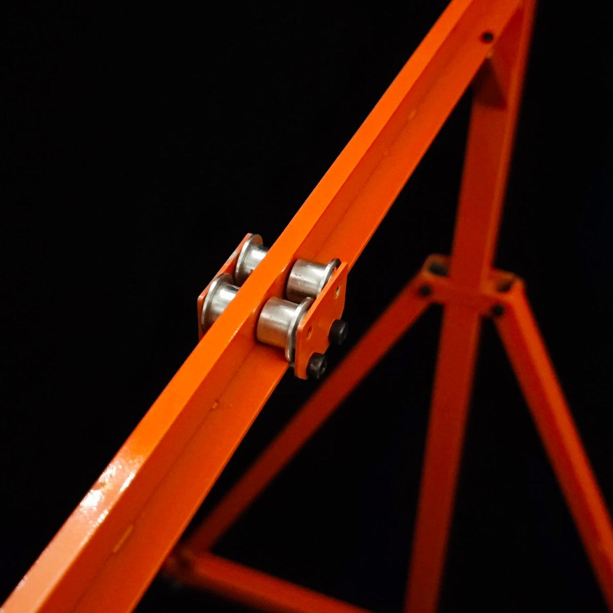TOUCAN RC HOBBY JDModel Metal Chain Block Hoist Gantry Crane for 1/14 RC Crane Remote Control Engineering Vehicles Model
