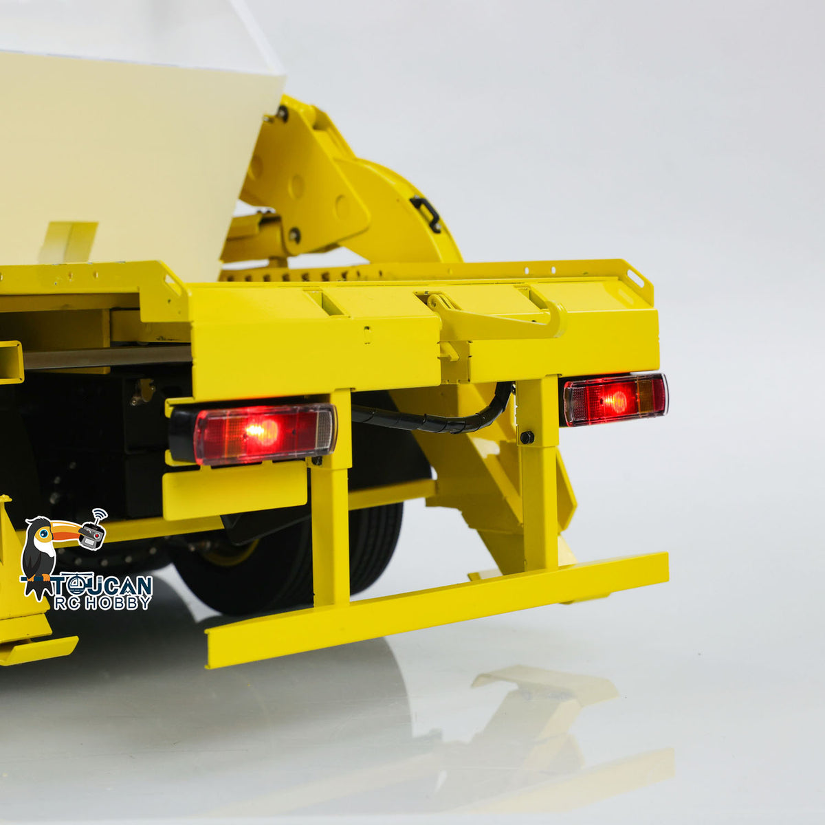 JXModel F2000 1/14 Metal RC Hydraulic Skip Loader 6x4 Swing Arm Dumper Truck