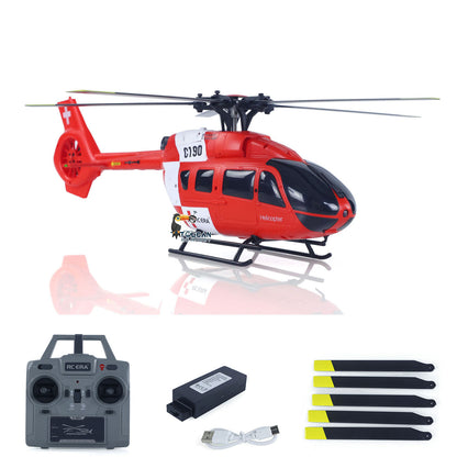 TOUCAN RC HOBBY US Stock 1/30 RCERA 2.4G 6CH Remote Control Helicopter C190 H145 6-Axis Gyro Optical Flow Localization Altitude Hold Flybarless RTF