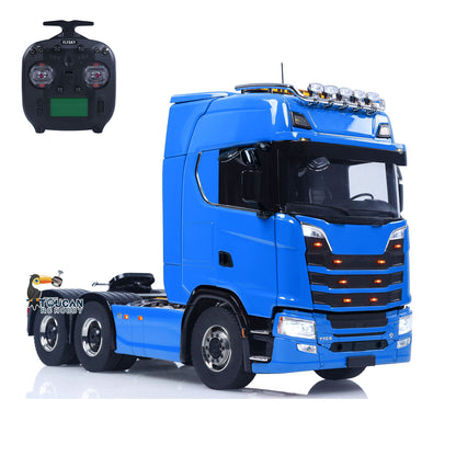 TOUCAN RC HOBBY LXY 770S 1/14 6X6 RC Tractor Truck Liftable Rear Axle Wheel Hub Reduction Differential Locks Hobbywing ESC Flysky ST8 Light System
