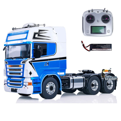TOUCAN RC HOBBY LESU Metal Chassis 1/14 6x6 Remote Control Tractor Truck Painted Assembled Radio Control Car