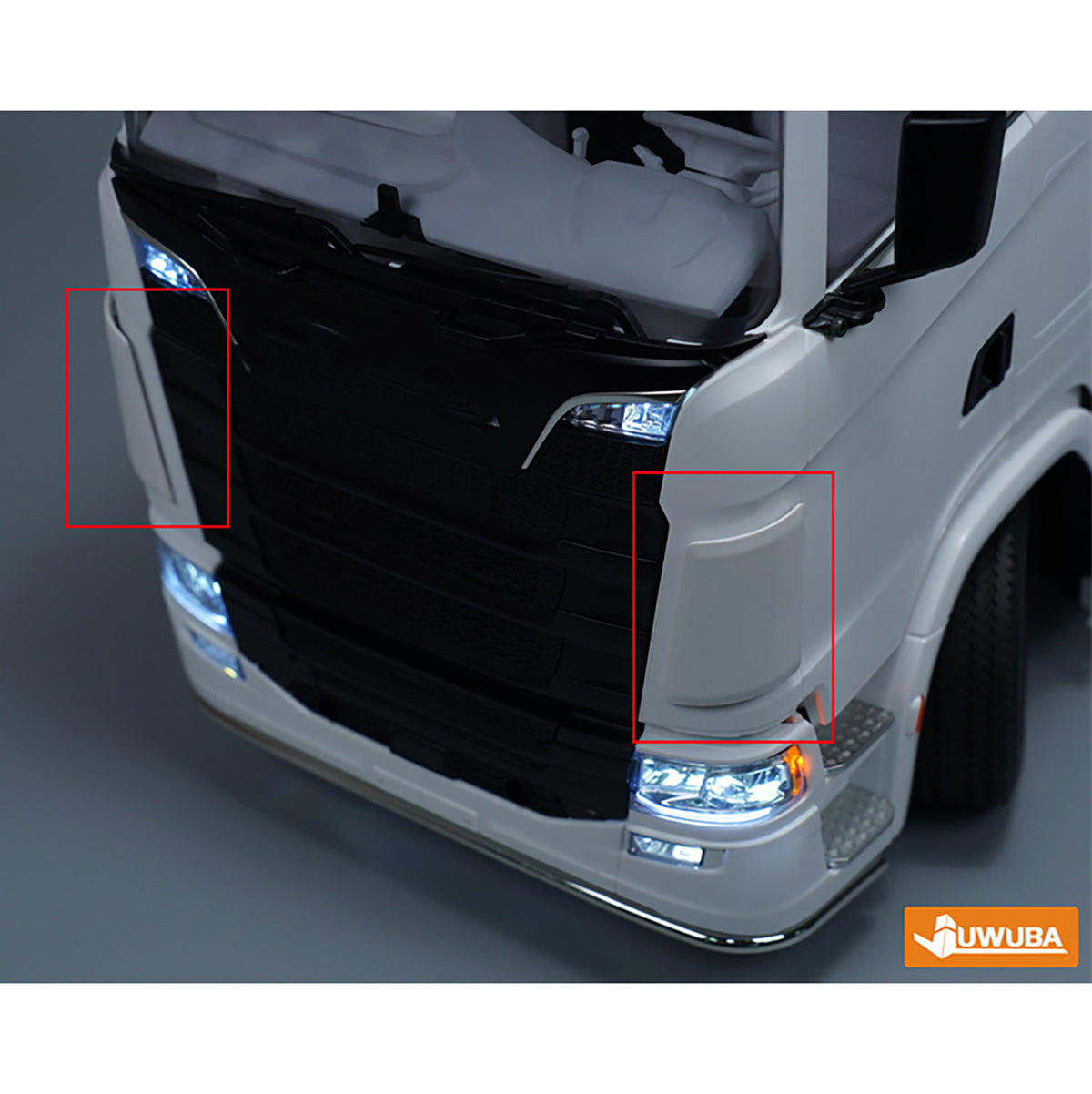 TOUCAN RC HOBBY Light Box Roof Light Marker Lamp Warning Light Front Face Spoiler Doll Light for DIY 1/14 RC Tractor Truck Lorry Vehicles