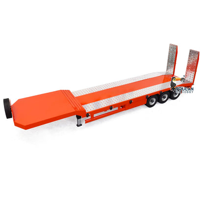 TOUCAN RC HOBBY HHG Model 1/14 Metal Semi-Trailer for RC Tractor Radio Control Simulation Car Electric Lifting Legs Tailboard DIY Hobby Models