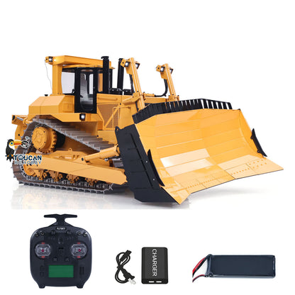 Pre-order TOUCAN RC HOBBY JDModel 98Ultra 1/14 RC Metal Bulldozer 4CH Valve Hydraulic Construction Vehicle FlySky ST8 Radio Controller Sound Light System for Hobby Collectors