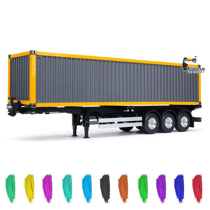 HHRC 1/14 RC Truck Trailer 140405 - Metal & Plastic 3 Axles 40ft Container