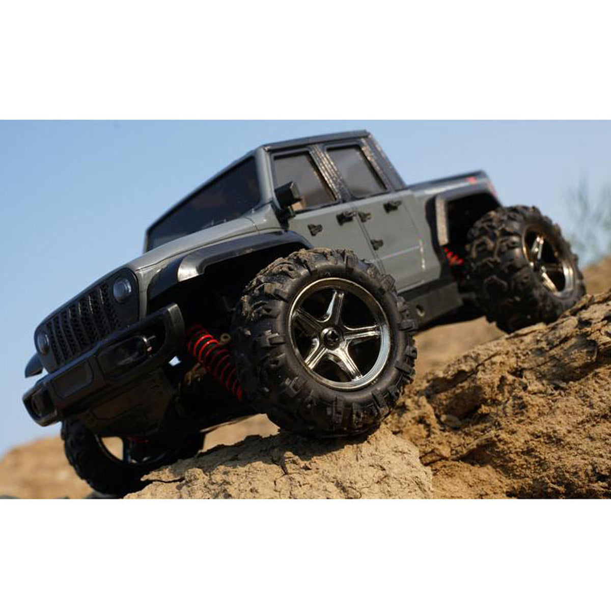 TOUCAN RC HOBBY JJRC 1/20 RC High Speed Pickup Truck C8819 4WD 2.4G Remote Control Off Road Vehicle Lifting Wheel LED Lights Motor Ready to Run Car