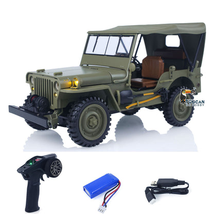 TOUCAN RC HOBBY Heng Guan 1/14 4x4 Electric Military Truck Heng Guan4 58 Convertible Off Road Combat Vehicle Remote Control Car 2Speed Light Sound Motor Model