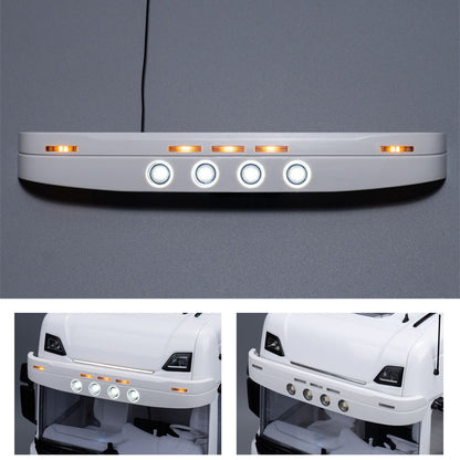 TOUCAN RC HOBBY Plastic Sun Visor 5-9V LED Light for 1/14 Remote Control Tractor Truck 770S 6X4 4X2 56373 RC Lorry Car Upgrade Part