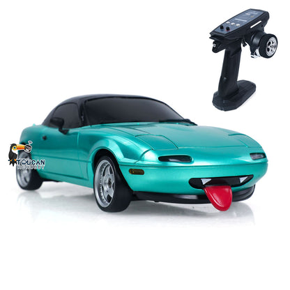 TOUCAN RC HOBBY LDRC LD1804 1/18 2.4G 4X2 Remote Control Drift Car Brushed Motor ESC Servo Light System RC Racing Vehicle Assembled RTR