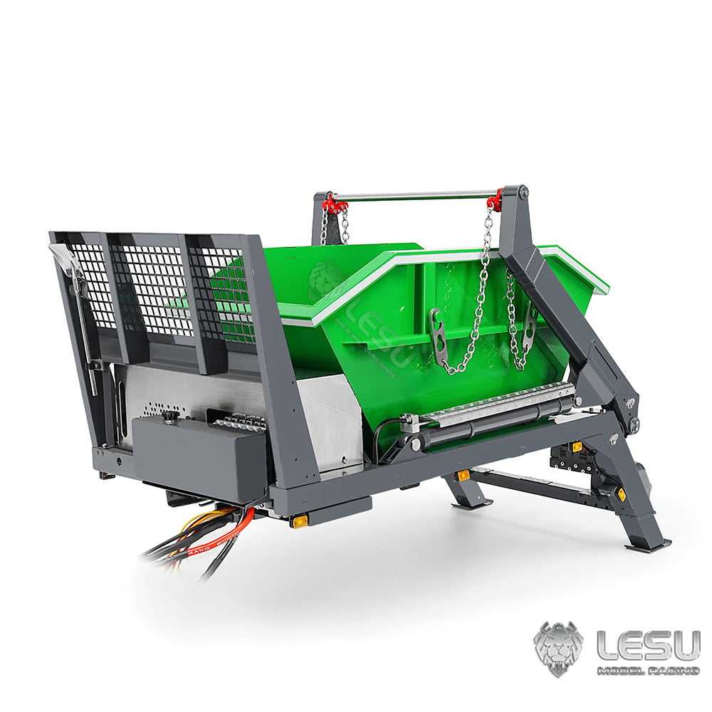 TOUCAN RC HOBBY LESU A0016 Metal Bucket for 1/14 Remote Control Hydraulic Swing Arm Garbage Truck Z0066/ TGS Z0068 4x4 Skip Loader Model for RC Enthusiast