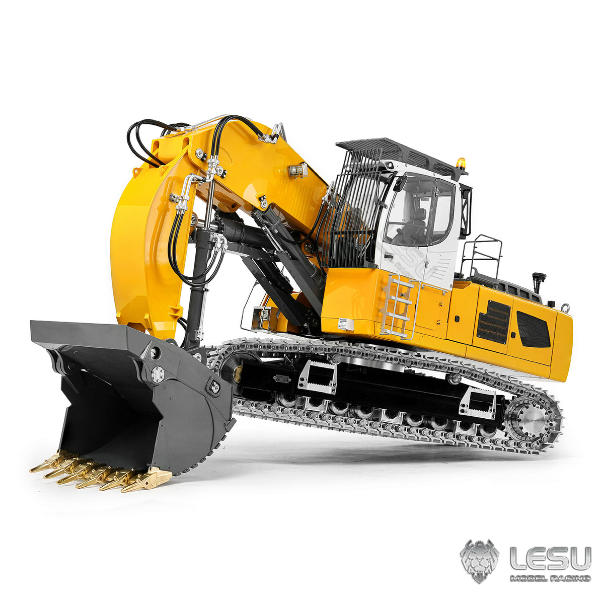 TOUCAN RC HOBBY LESU LR956 1/14 Metal RC Hydraulic Excavator B0031 Dual Pumps 7CH Valve RTR/PNP Light System