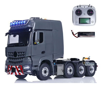 TOUCAN RC HOBBY LESU 1:14 RC Tractor Truck Metal Chassis Remote Control Car Painted Assembled
