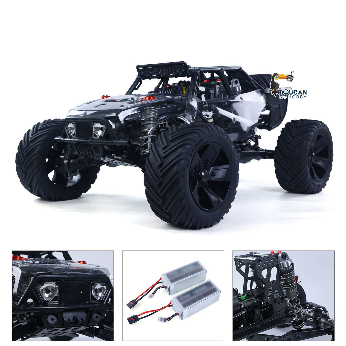 TOUCAN RC HOBBY UFRC 80KM/H High Speed 1/5 RC Off Road Car GR1 Pro Electric Model 2Speed Remote Control Rock Crawler Metal Chassis Rear Axle Locks