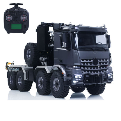TOUCAN RC HOBBY LXY BZ4663 1/14 Metal 8x8 RC Tractor Truck PNP 3 Speed Transmission Differential Lock Axles Remote Winch ST8 Controller Light Sound for Model Collectors