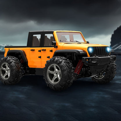 TOUCAN RC HOBBY JJRC 1/20 RC High Speed Pickup Truck C8819 4WD 2.4G Remote Control Off Road Vehicle Lifting Wheel LED Lights Motor Ready to Run Car