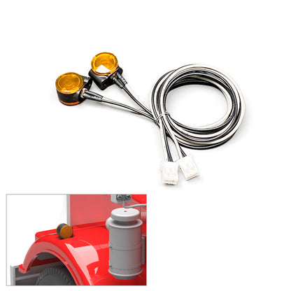 TOUCAN RC HOBBY LED 2.2-3V Markierungsleuchte Kunststoff-Scheinwerfer 1 Paar für DIY 1:14 RC Traktor LKW Modell Kipper Zubehör