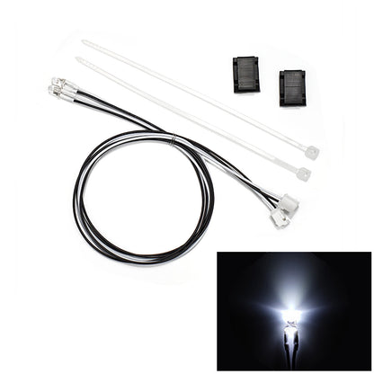 TOUCAN RC HOBBY 3mm Plastic LED Light Warning Lamp Bead 2.3V-3V for DIY 1/14 RC Tractor Truck Loader Crawler Off Road Car Model Part