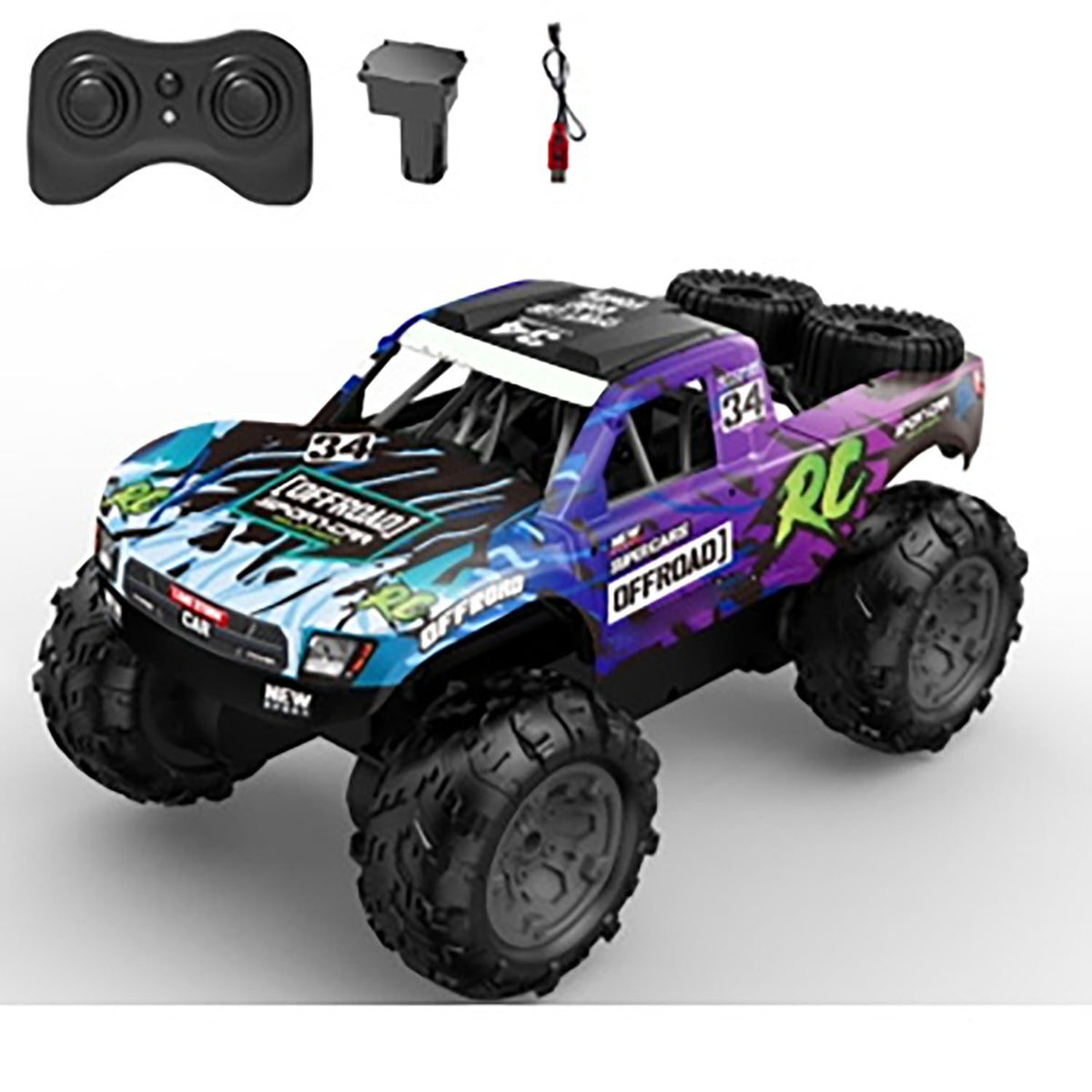 TOUCAN RC HOBBY JJRC 2.4G Remote Control Off Road Vehicle 1/14 4WD Rock Crawler Car Q205 Amphibious Waterproof Pickup Truck 360 Rotation RTR Battery