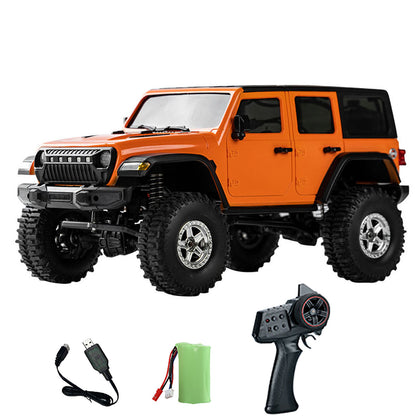 TOUCAN RC HOBBY JJRC 1:18 4*4 RC Simulation Rock Crawler Car C8801 2.4G Wireless Control Off Road Vehicle RTR Crawler Brushed Motor ESC LED Lights