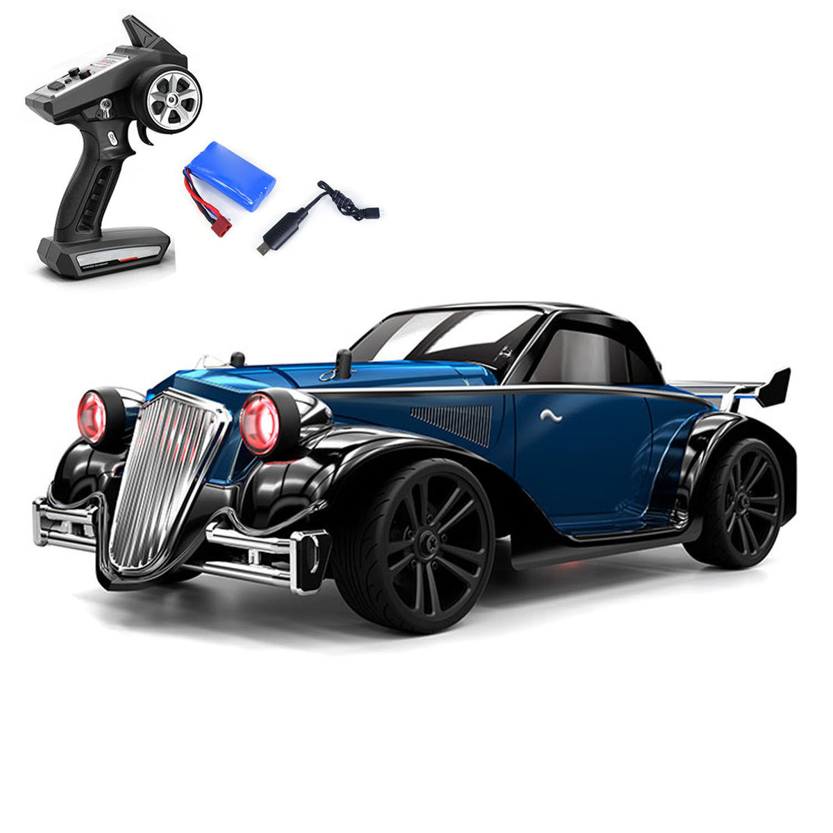 TOUCAN RC HOBBY 35KM/H Suchiyu 16302 1/16 4*4 RC Drift Vehicle Radio Controlled Model Vintage Car Metal Center Drive Shaft Low Voltage Cutoff