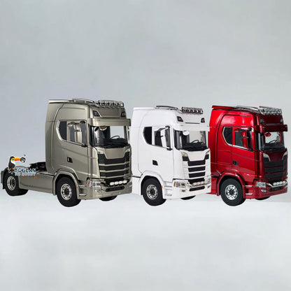TOUCAN RC HOBBY MODO 770S 1/14 4x4 Metal Remote Control Tractor Truck 2Speed Gearbox Differential Locks RC Lorry Vehicle ST8 Radio Lights Sounds