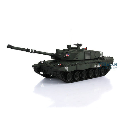 TOUCAN RC HOBBY Heng Long 1/16 TK7.0 Professional British Challenger II 3908 RTR RC Tank 360 Degrees Turret IR BB Smoke Metal Sprockets Idlers Road Wheels Single Rubber Tracks
