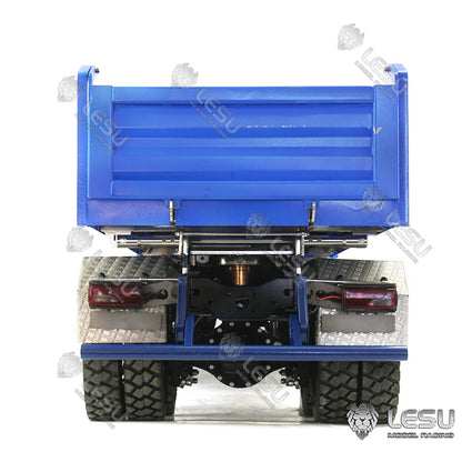 TOUCAN RC HOBBY LESU 1/14 Metal 3 Ways RC Dumper Truck Model 3Speed Transmission Sound Light System Scale Vehicle for Engineering Vehicle Enthusiast