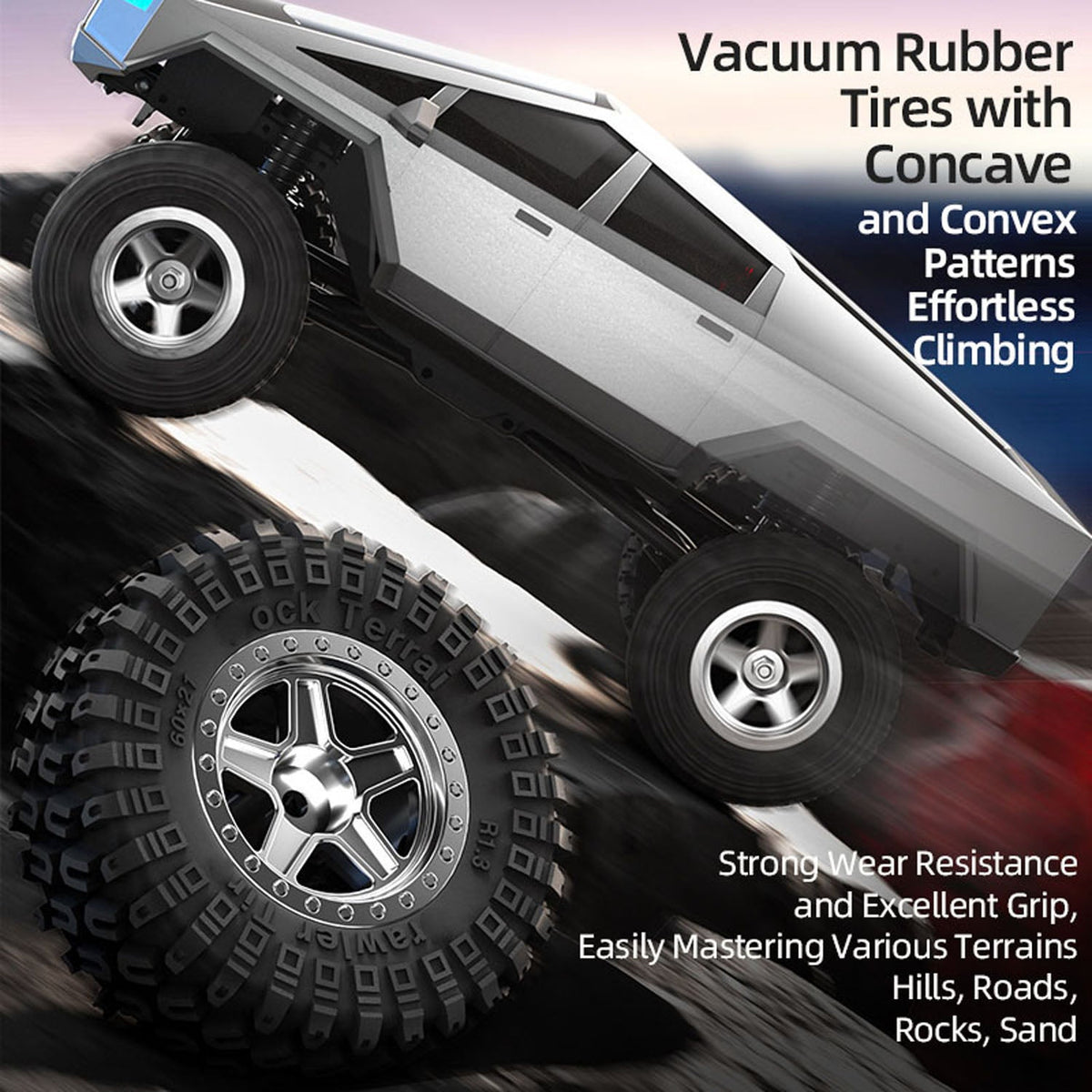 TOUCAN RC HOBBY JJRC 1:18 Rock Crawler RC C8818 Voiture télécommandée 2,4 GHz 4 roues motrices véhicule tout-terrain 2 vitesses moteur à balais batterie éclairage RTR