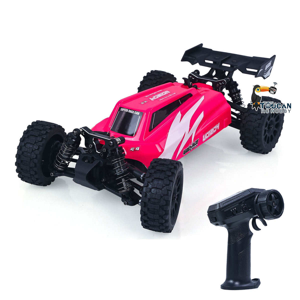 TOUCAN RC HOBBY 80KM/H UDIRC 1/12 4WD Remote Control Off Road Car UD1204PRO Gyroscope Metal Drive Shaft Brushless Motor No Light Sound System