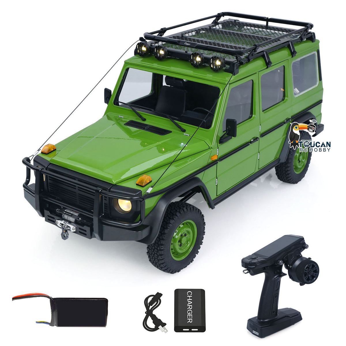 In Stock TOUCAN RC HOBBY CAPO W460 4X4 1/8 RC Off Road Car 2Speed RTR Crawler Axle Diff Lock Sound Light Winch AXE PLUS R3 ESC 540L KRAKEN 1400KV Motor