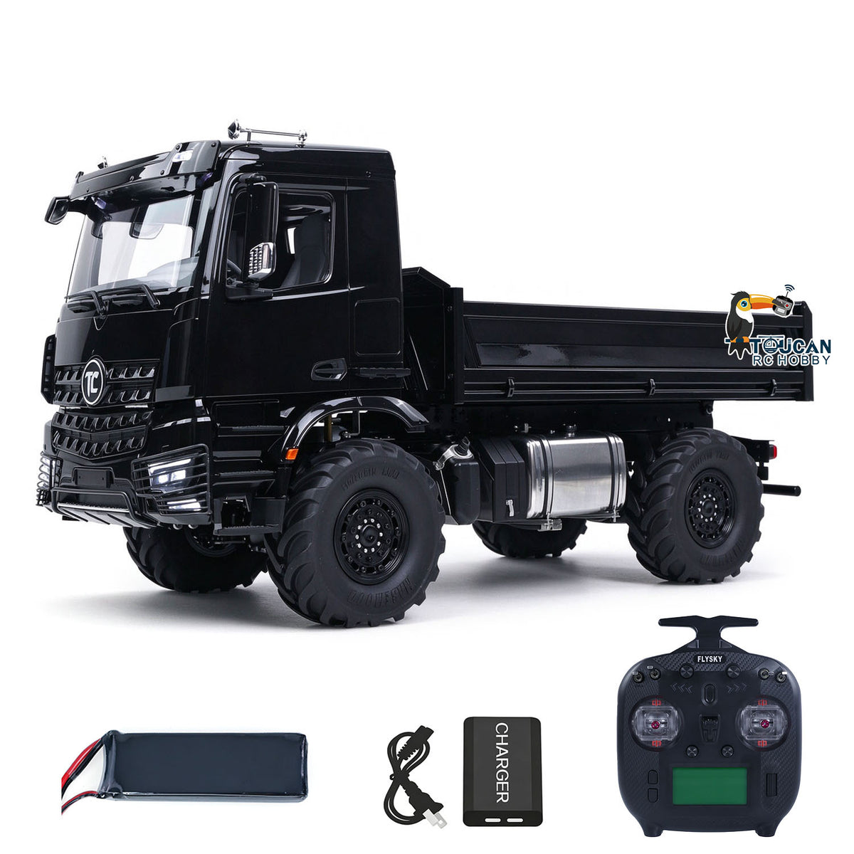 MODO 1/14 Hydraulic RC Dump Truck 3363 - 4x4 All-Metal Chassis PNP RTR