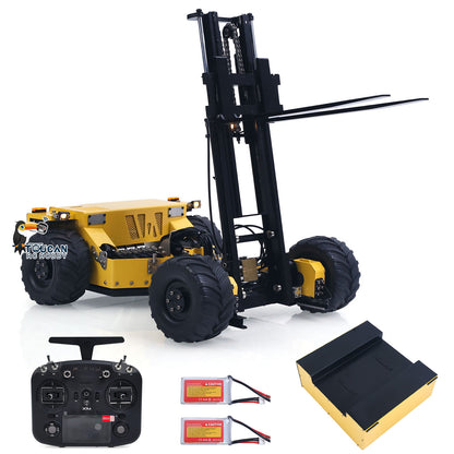TOUCAN RC HOBBY SFROG BM214 1/14 RTR Metal RC Hydraulic Foldable Forklift 5-Way Valve FrSky X14 Controller Light Sound Storage Box for Model Collectors