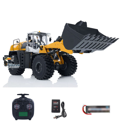 TOUCAN RC HOBBY US-Lager XDRC 1/14 Hydraulischer RC Radlader 580 RTR Funkgesteuertes Baufahrzeug mit 4-Wege-Steuerventil, Sound und Licht